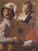 Hendrick Terbrugghen The Duo (mk08) china oil painting reproduction